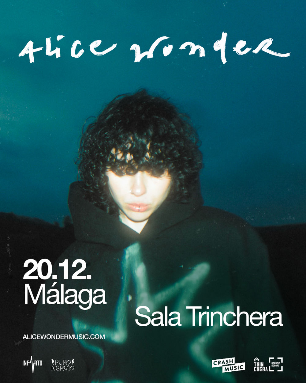 Diciembre-20 / Sala Trinchera / Alice Wonder / Málaga 2025
