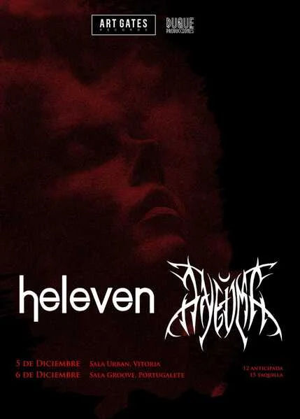 Diciembre-5 / Sala Urban Rock / Heleven + Aneuma / Vitoria-Gasteiz 2025