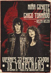 Enero-23 / Sala 16 Toneladas / Niña Coyote eta Chico Tornado + Helen Helen / Valencia 2026