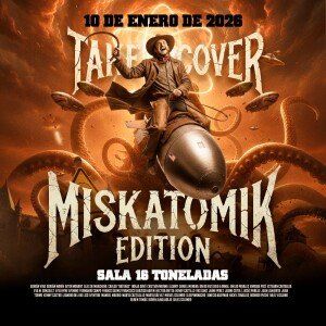 Enero-10 / Sala 16 Toneladas / Take Cover (Metal-Rock Covers) / Valencia 2026