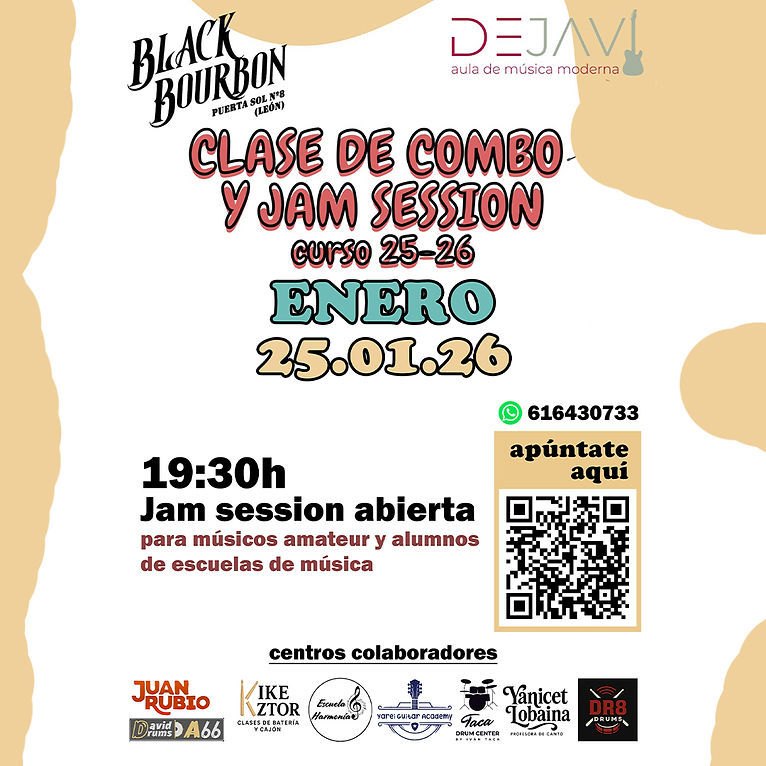 Jam Session en Black Bourbon (León) · 25 de enero, 2026