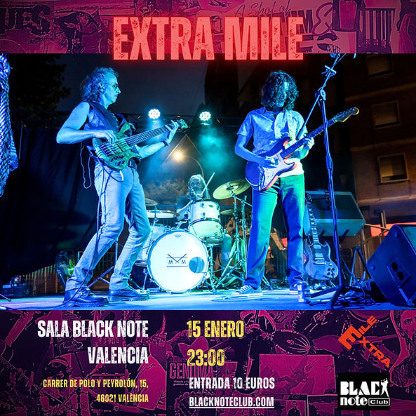 Enero-15 / Black Note Club / Extra Mile / Valencia 2026