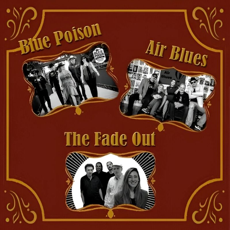 Enero-3 / Sala Clamores / Blue Poison + Air Blues + The Fade Out / Madrid 2026