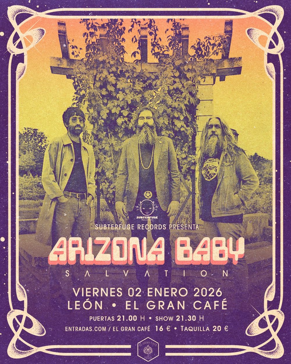 Enero-2 / El Gran Café / Arizona Baby / León 2026