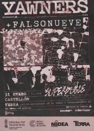 Enero-31 / Sala El Terra / Yawners + Falsonueve / Castellón 2026