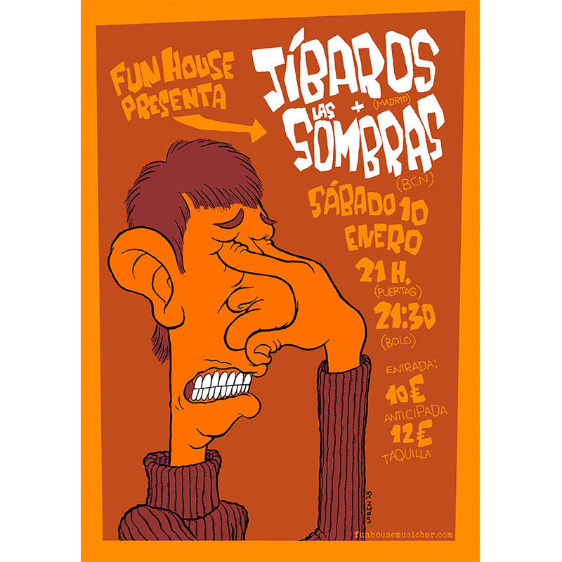 Enero-10 / Fun House / Jíbaros + Las Sombras / Madrid 2026
