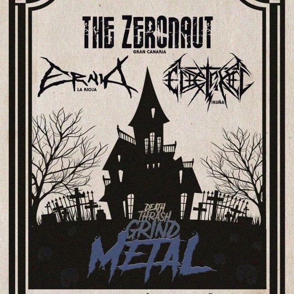 Enero-10 / Sala Fundición / The Zeronaut + Ernia + Electrikeel / Logroño 2026