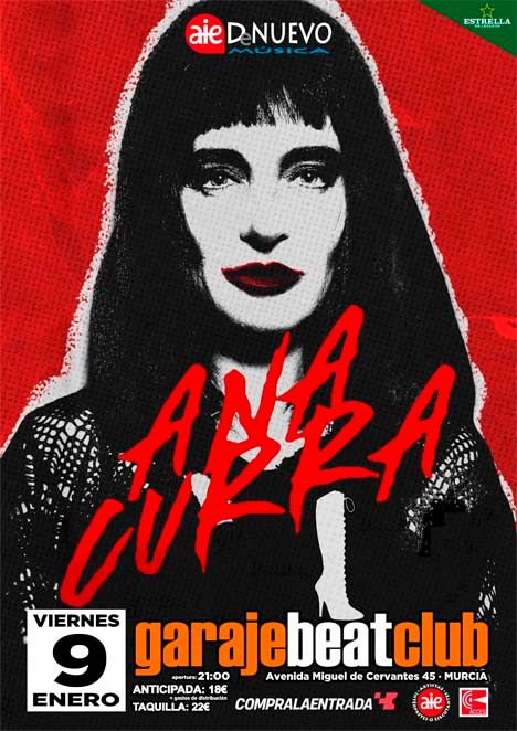 Enero-9 / Garaje Beat Club / Ana Curra / Murcia 2026