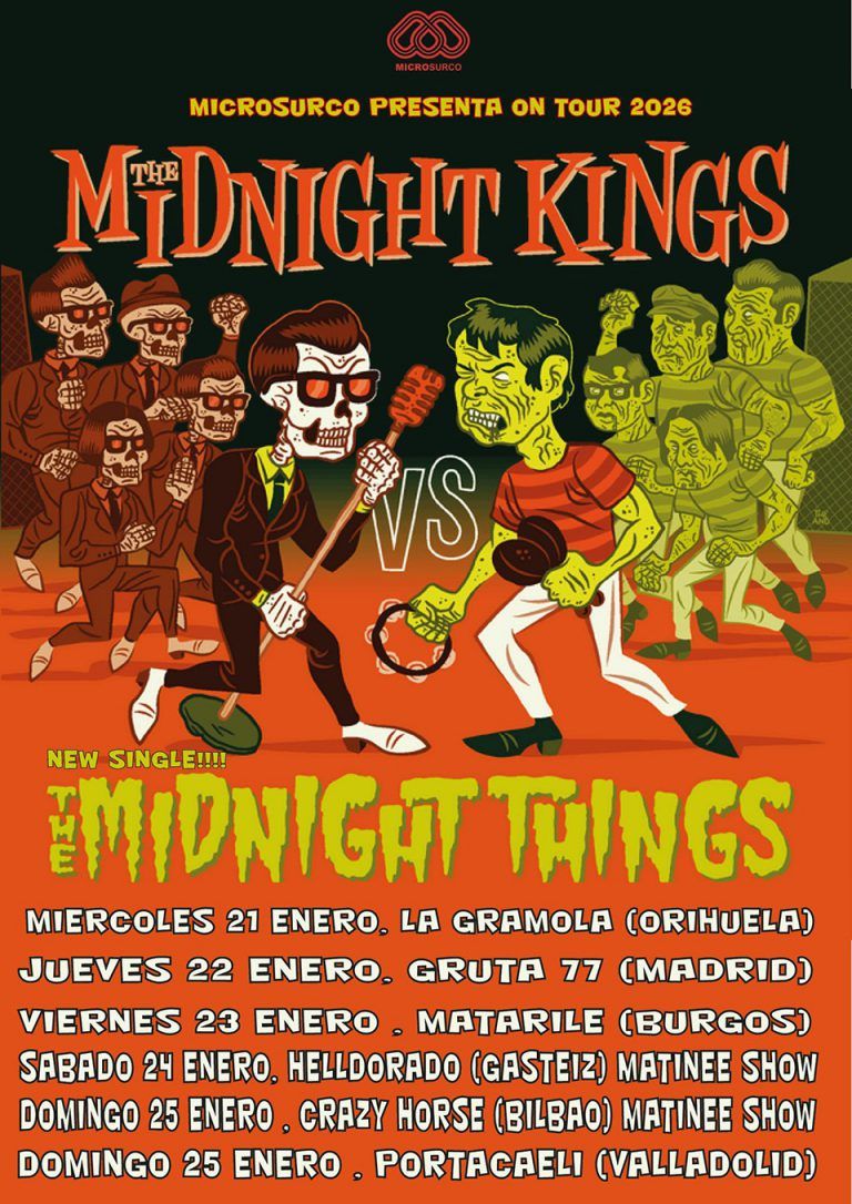 Enero-23 / Sala Matarile / The Midnight Kings / Burgos 2026