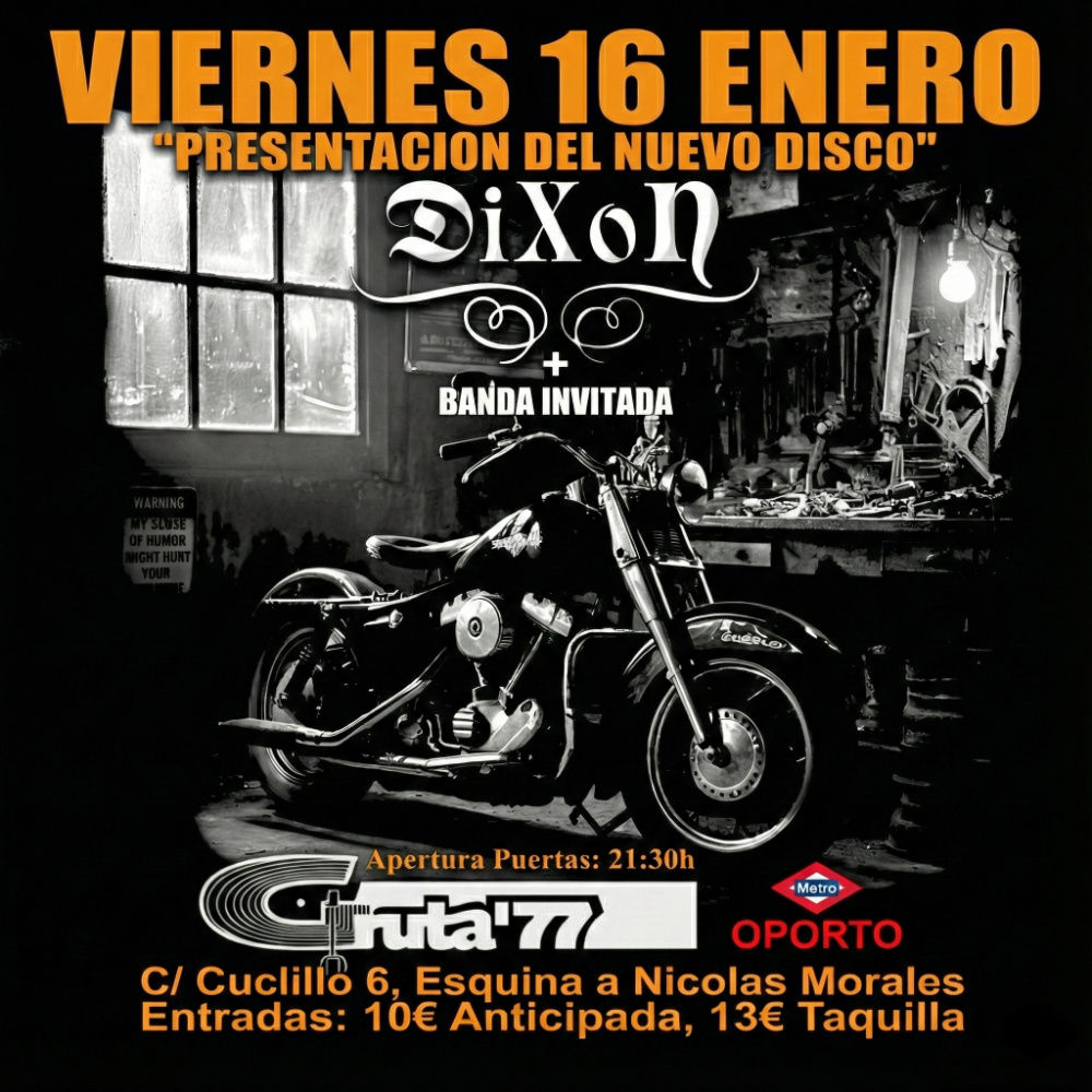 Enero-16 / Gruta 77 / Dixon + Zosters / Madrid 2026