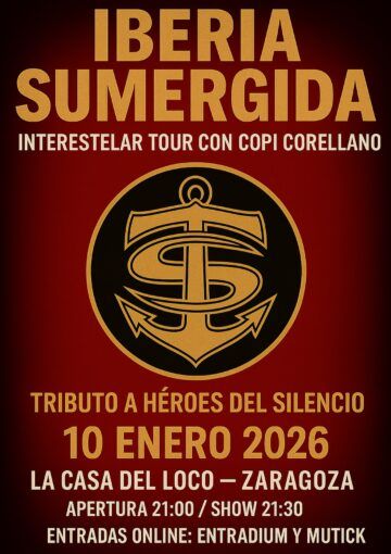 Enero-10 / La Casa del Loco / Iberia Sumergida (Tributo Héroes del Silencio) / Zaragoza 2026