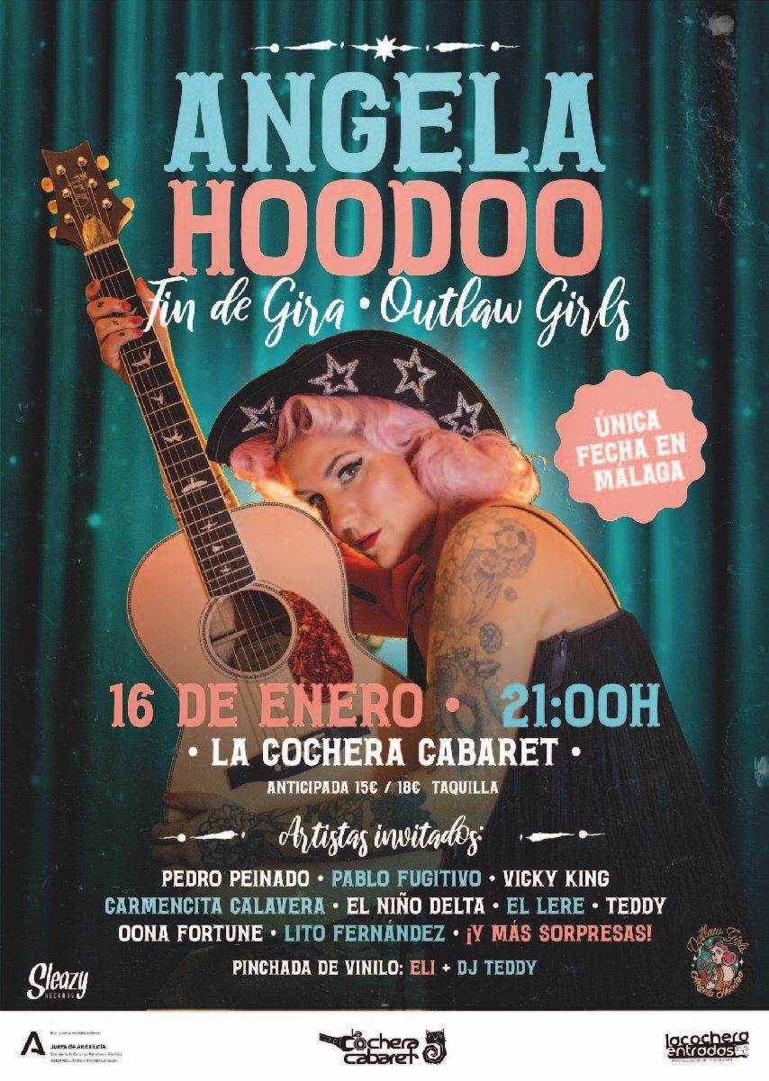 Enero-16 / La Cochera Cabaret / Angela Hoodoo / Málaga 2026
