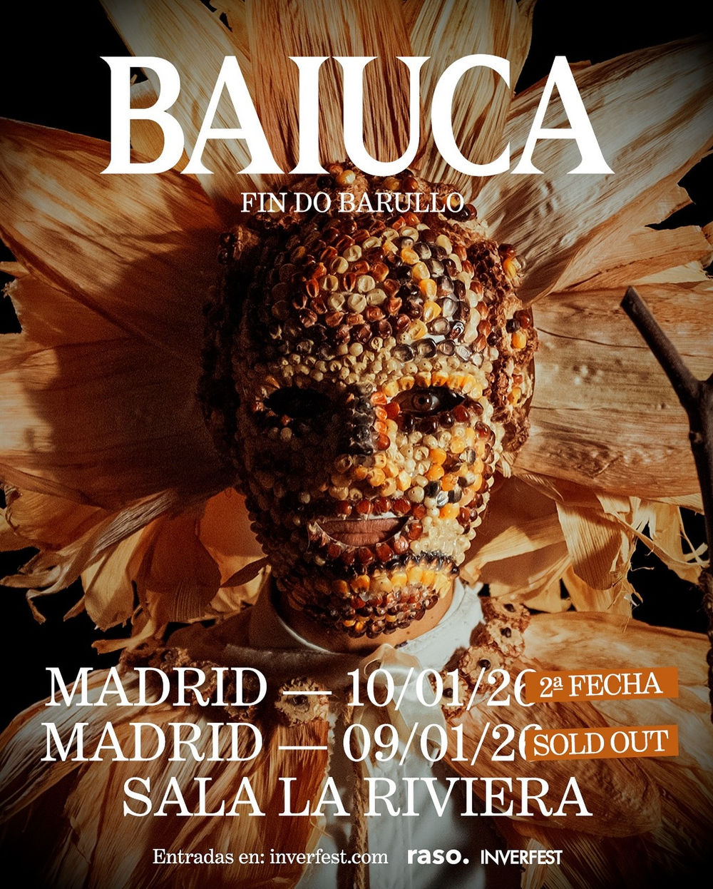 Enero-10 / Sala La Riviera / Baiuca / Madrid 2026