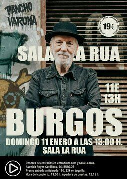 Enero-11 / Sala La Rúa / Pancho Varona / Burgos 2026