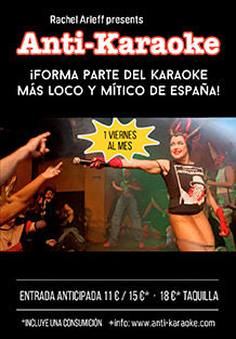 Enero-9 / Moby Dick Club / Rachel Arieff: Anti-Karaoke / Madrid 2026