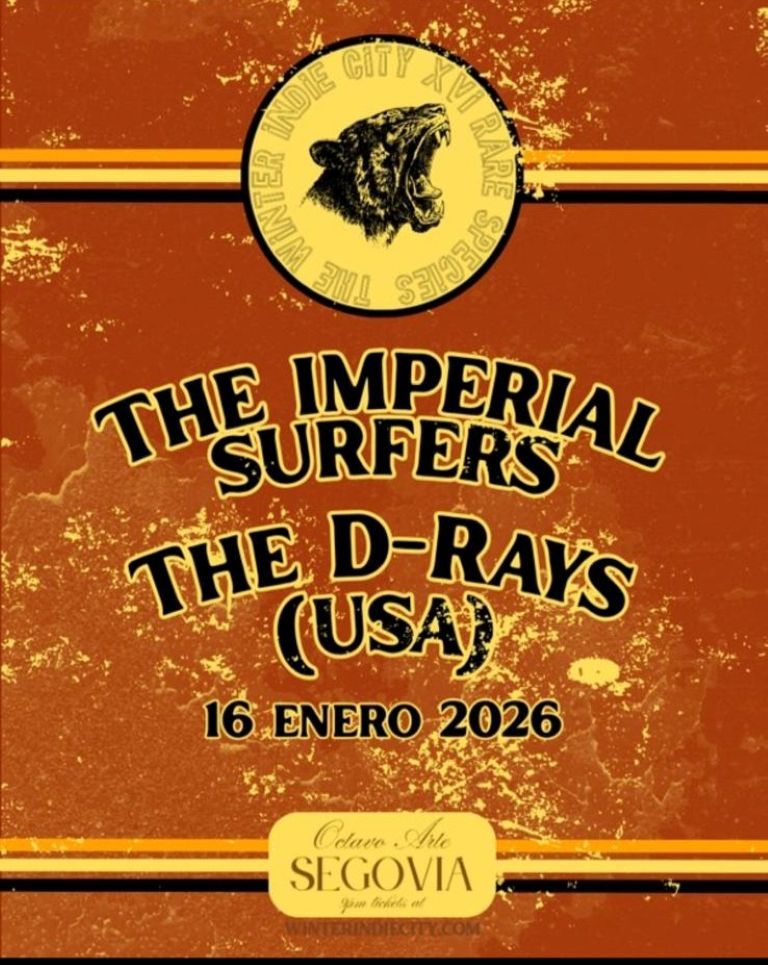 Enero-16 / Sala Octavo Arte / The Imperial Surfers + The D-Rays / Segovia 2026