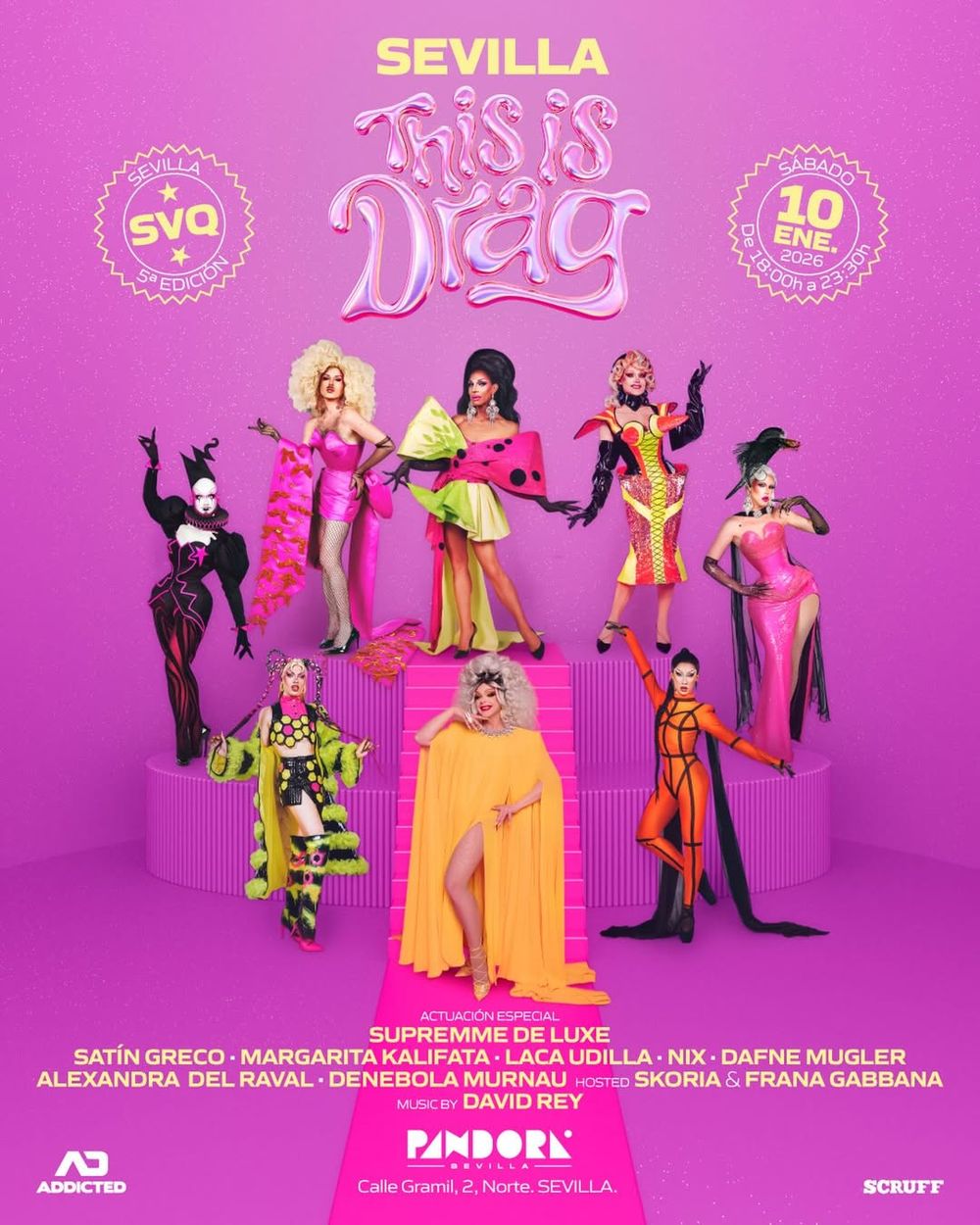 Enero-10 / Sala Pandora / This is Drag / Sevilla 2026
