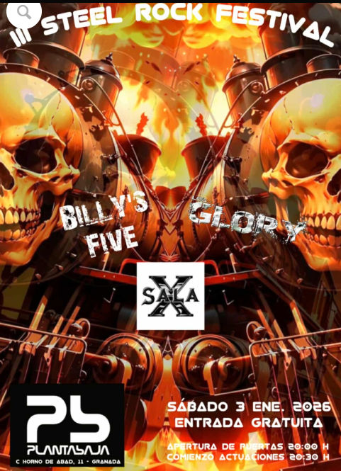 Enero-3 / Planta Baja Club / III Steel Rock Festival 2026 / Granada 2026