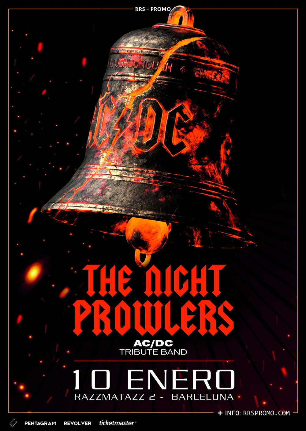 Enero-10 / Razzmatazz / The Night Prowlers (Tributo AC/DC) / Barcelona 2026