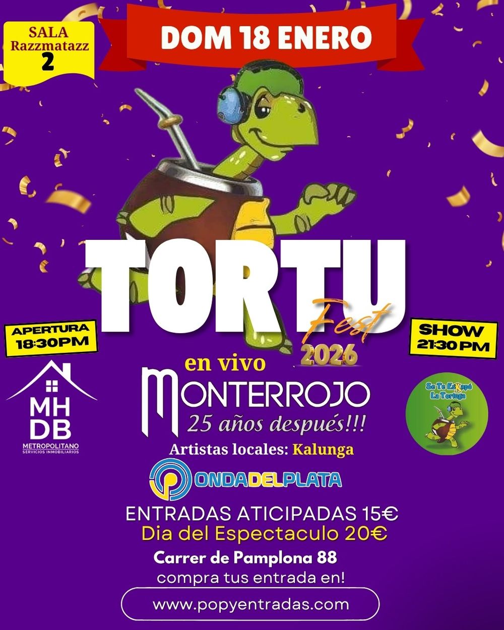 Enero-18 / Razzmatazz / Monterrojo / Barcelona 2026