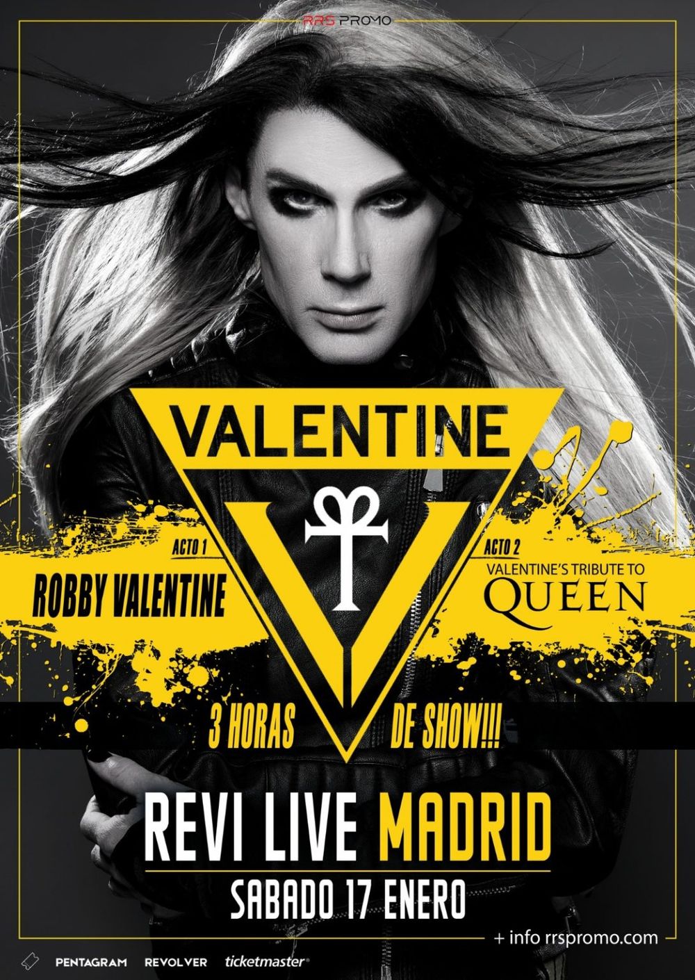 Enero-17 / Sala Revi Live / Robby Valentine / Madrid 2026