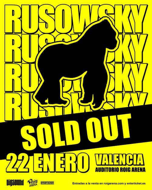 Enero-22 / Roig Arena / Rusowsky / Valencia 2026
