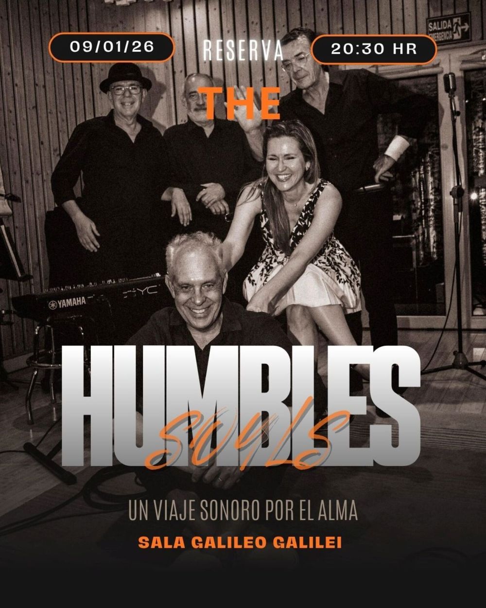Enero-9 / Sala Galileo / Humbles Souls / Madrid 2026