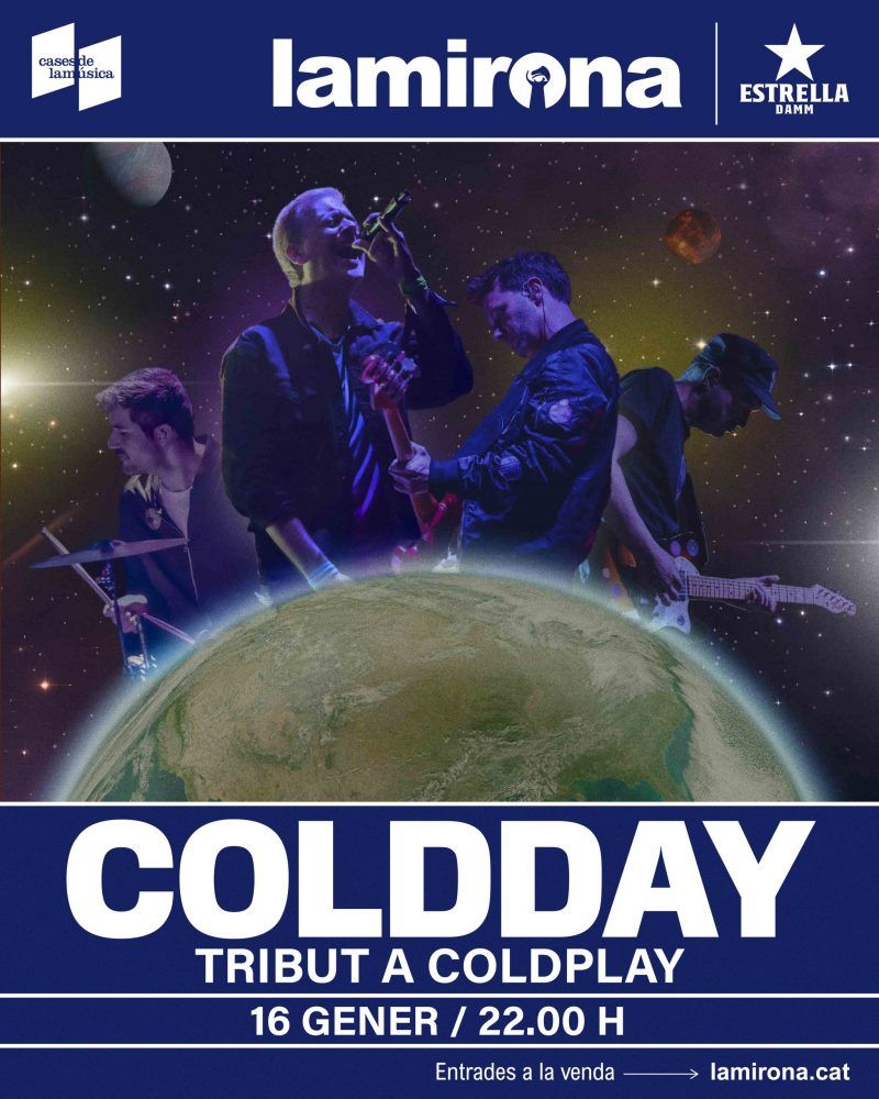Enero-16 / Sala La Mirona / Coldday (Tributo Coldplay) / Salt, Girona 2026