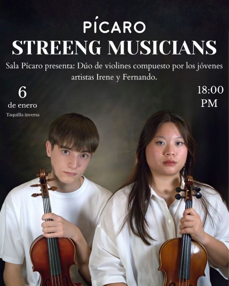 Enero-6 / Sala Pícaro / Streeng Musicians: Irene y Fernando / Toledo 2026