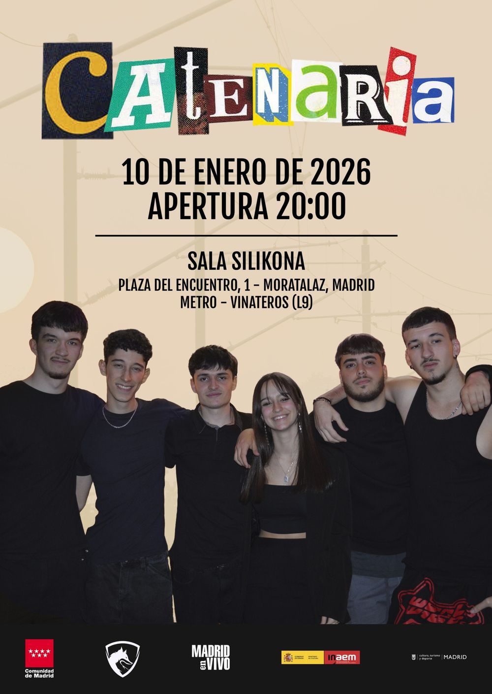 Enero-10 / Sala Silikona / Catenaria / Madrid 2026