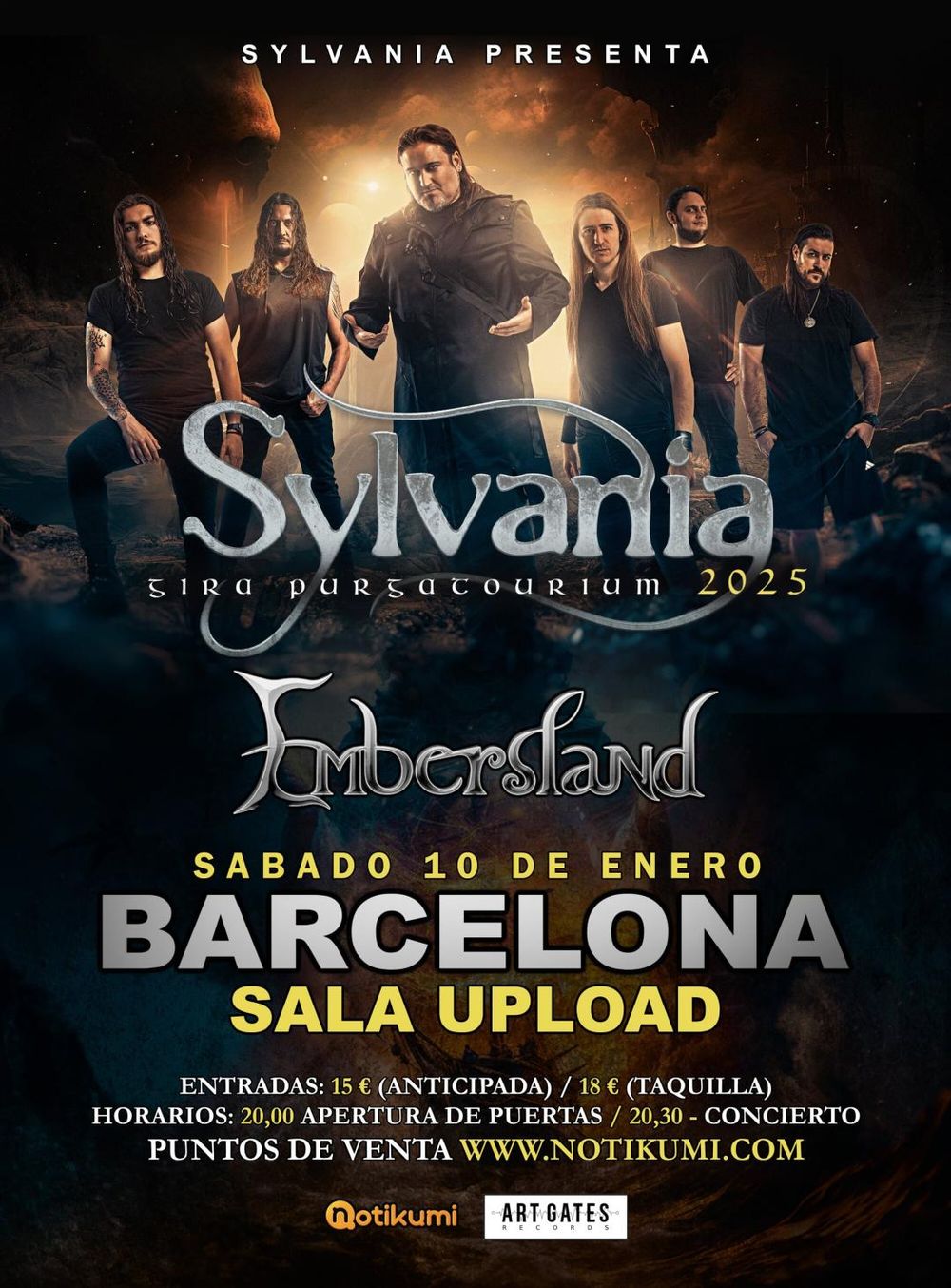 Enero-10 / Sala Upload / Sylvania + Embersland / Barcelona 2026