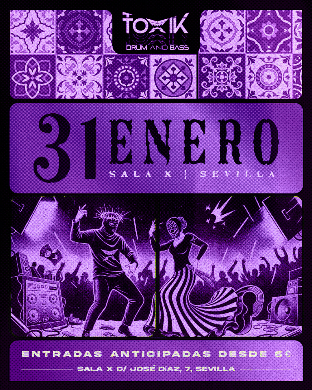Enero-31 / Sala X / Club Sub Dynamics / Sevilla 2026