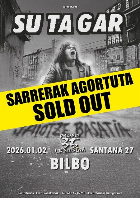 Enero-2 / Sala Santana 27 / Su Ta Gar / Bilbao 2026