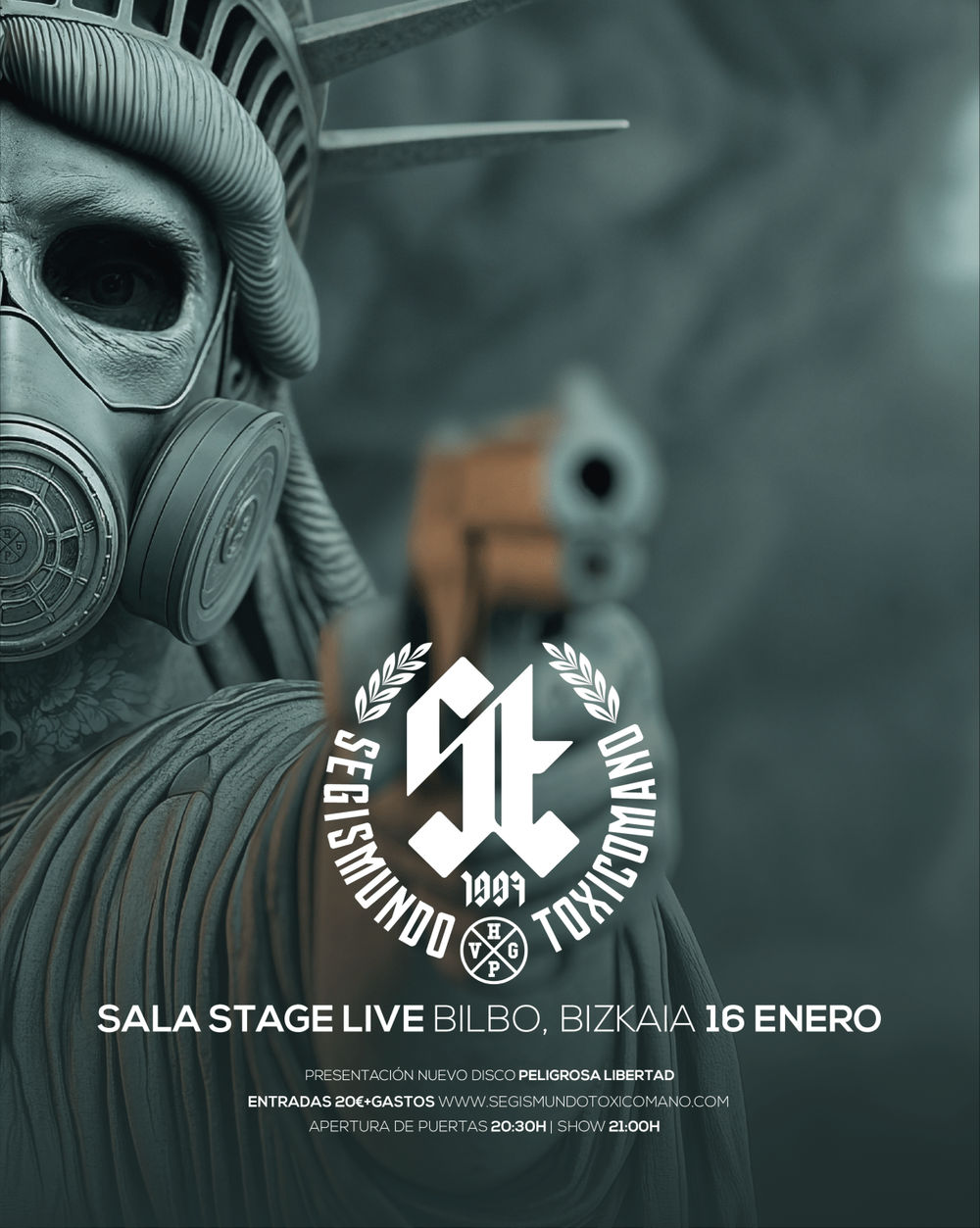 Enero-16 / Stage Live / Segismundo Toxicómano / Bilbao 2026