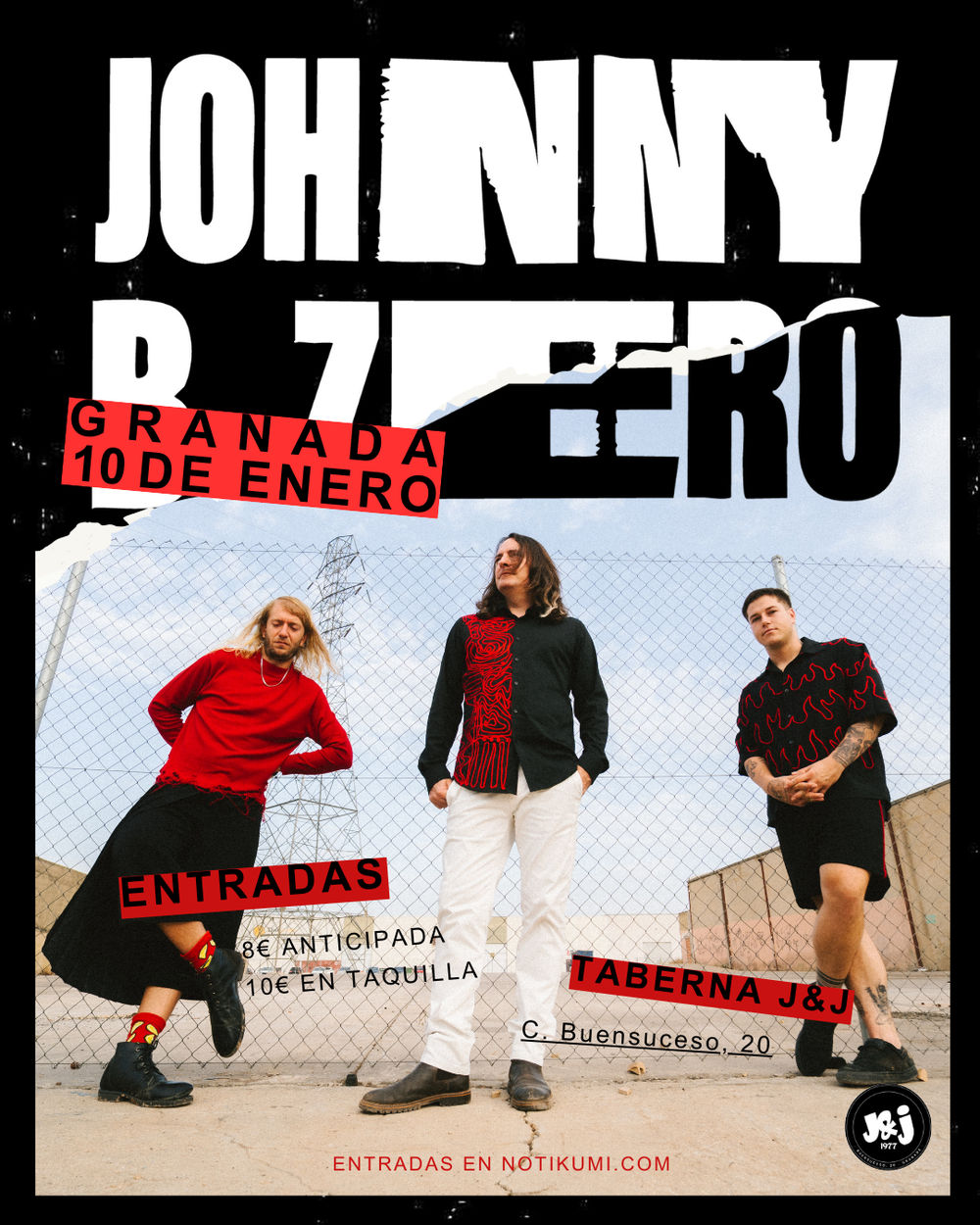 Enero-10 / Taberna J & J / Johnny B Zero / Granada 2026