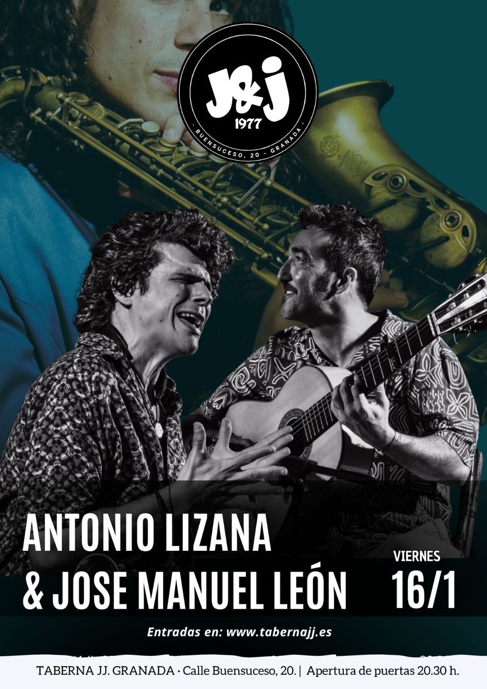 Enero-16 / Taberna J & J / Antonio Lizana & José Manuel León / Granada 2026