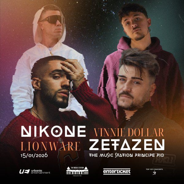 Enero-15 / The Music Station / Nikone + Zetazen + Lionware + Vinnie Dollar / Madrid 2026
