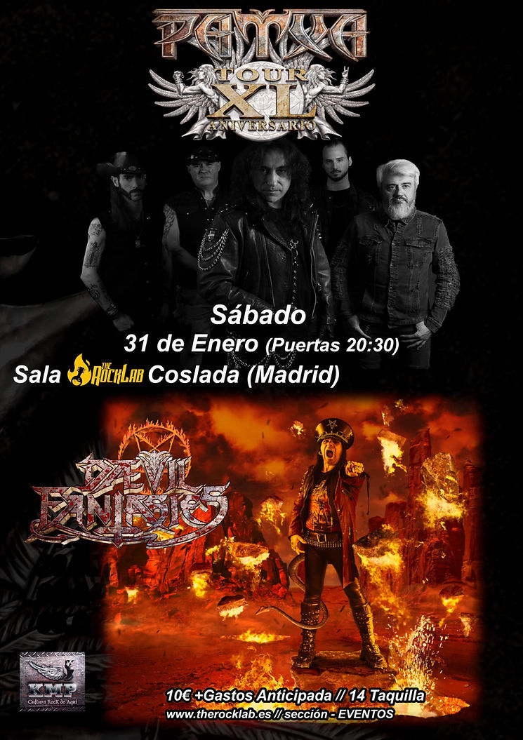 Enero-31 / The Rock Lab / Patxa + Daevil Fantasies / Coslada, Madrid 2026