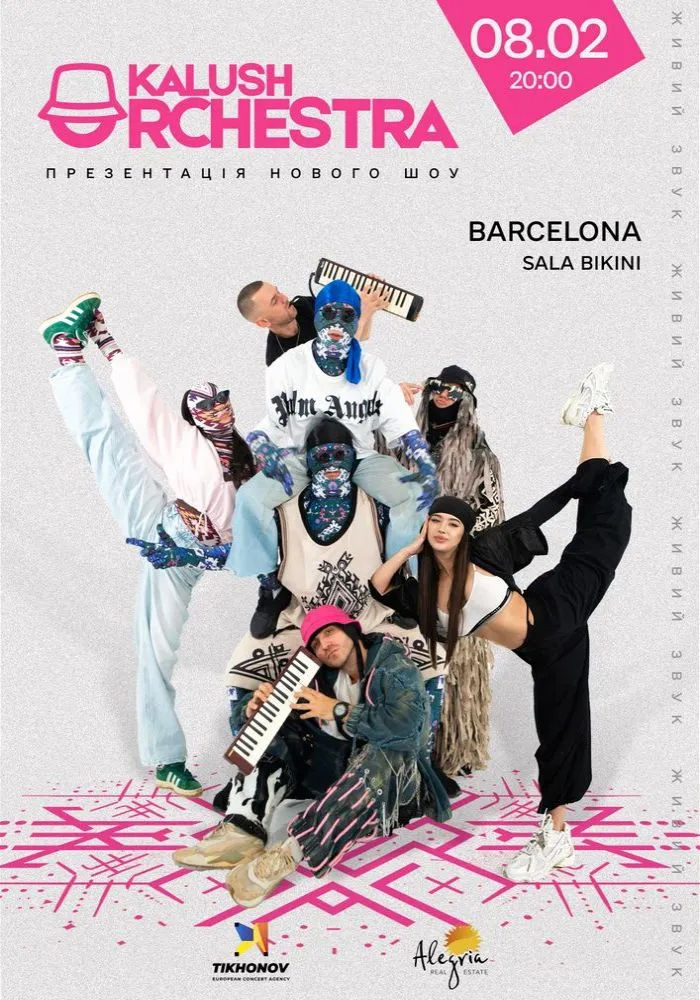 Febrero-8 / Sala Bikini / Kalush Orchestra / Barcelona 2026