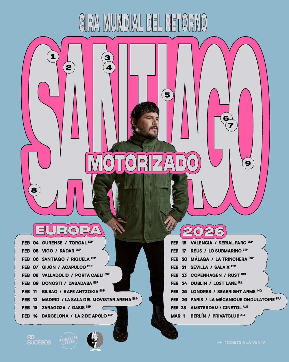Febrero-9 / Sala Dabadaba / Santiago Motorizado / San Sebastián 2026