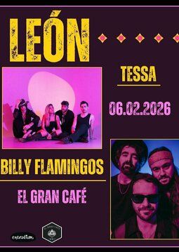 Febrero-6 / El Gran Café / Tessa + Billy Flamingos 2026