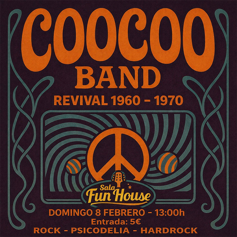 Concierto de Coo Coo Band en Fun House (Madrid) · 8 de febrero, 2026