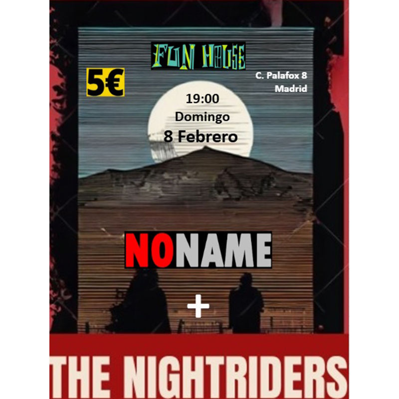 Concierto de Noname + Nightriders en Fun House (Madrid) · 8 de febrero, 2026