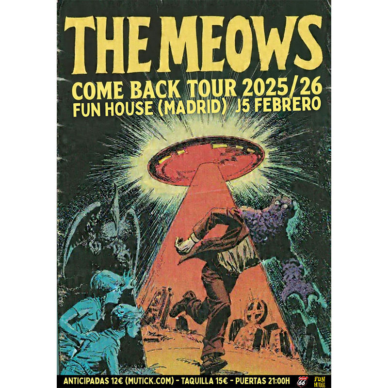 Concierto de Meows en Fun House (Madrid) · 5 de febrero, 2026