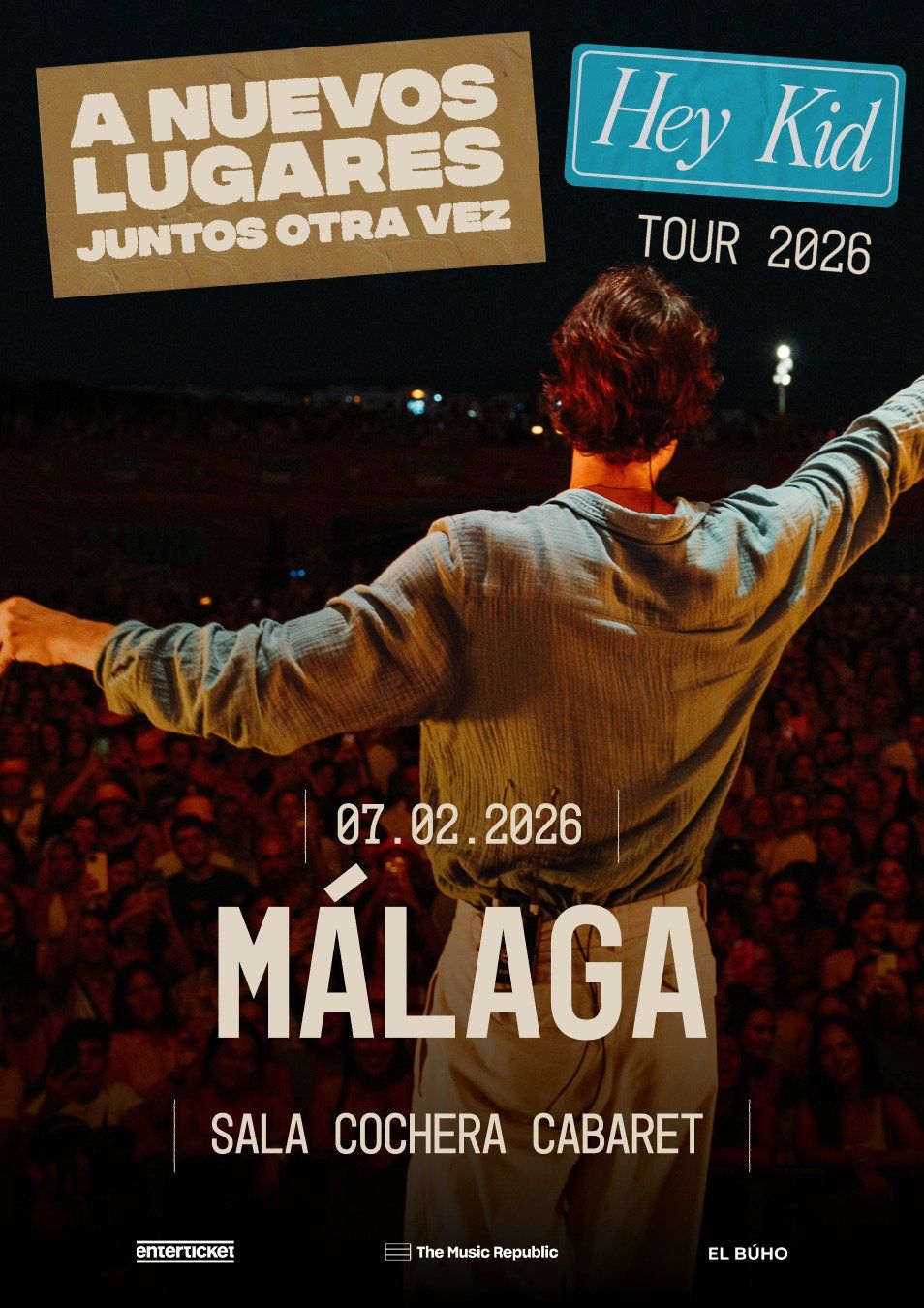 Febrero-7 / La Cochera Cabaret / Hey Kid / Málaga 2026
