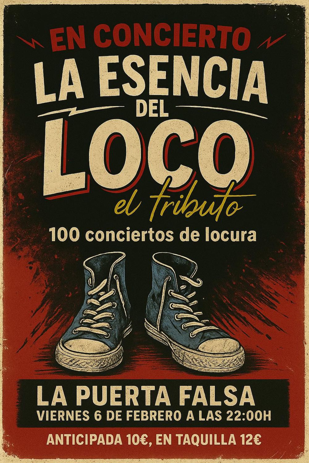 Febrero-6 / La Puerta Falsa / La Esencia del Loco (Tributo El Canto del Loco) / Murcia 2026