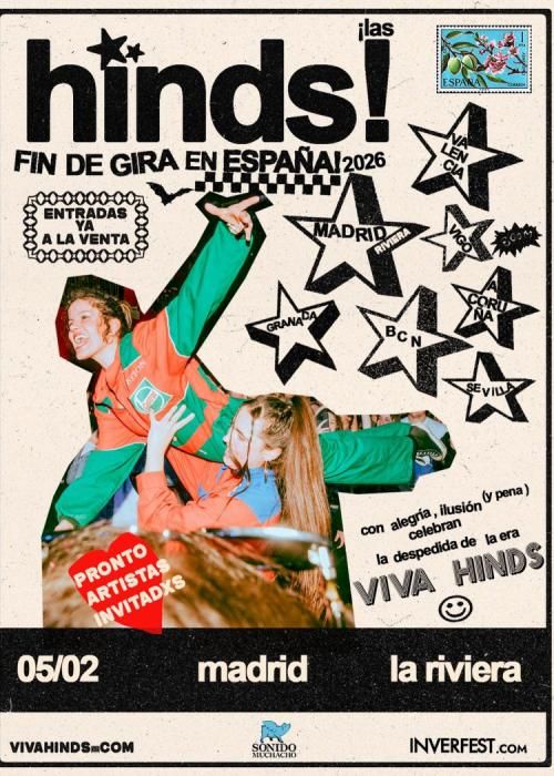 Febrero-5 / Sala La Riviera / Hinds / Madrid 2026