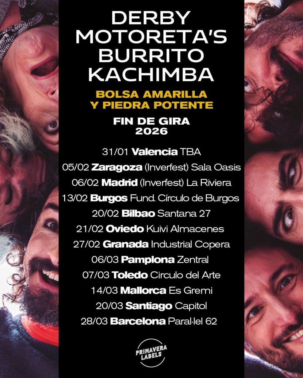 Febrero-5 / Oasis Club Teatro / Derby Motoreta’s Burrito Kachimba / Zaragoza 2026
