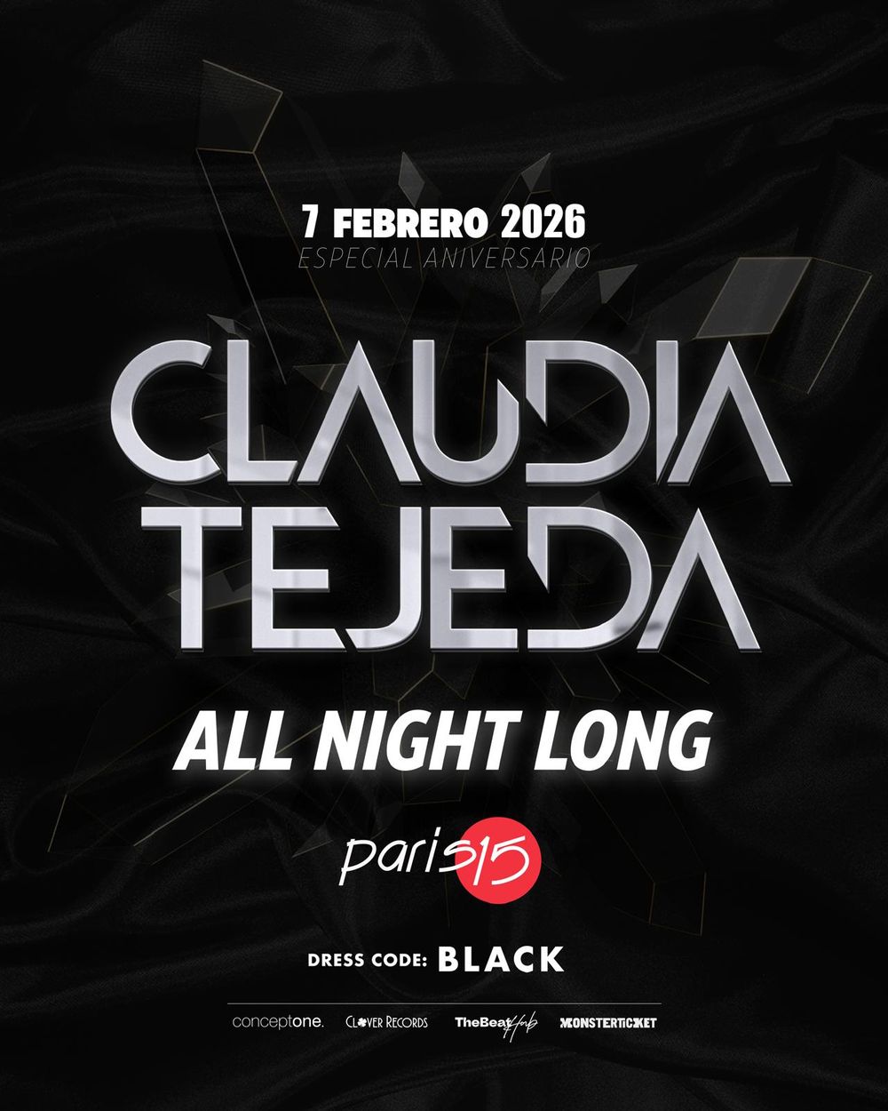 Febrero-7 / Sala Paris 15 / Claudia Tejada / Málaga  2026