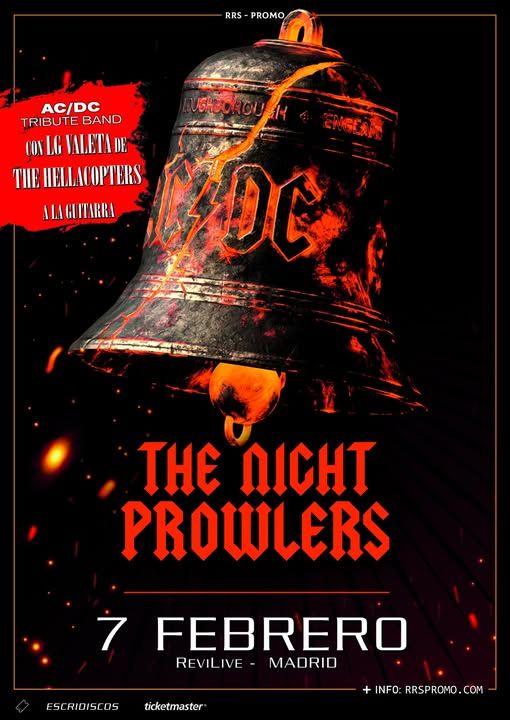 Febrero-7 / Sala Revi Live / The Night Prowlers (Tributo AC/DC) / Madrid 2026